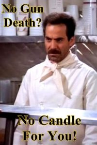 no candle for you