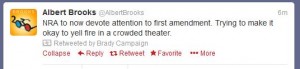 Albert Brooks Anti-gun