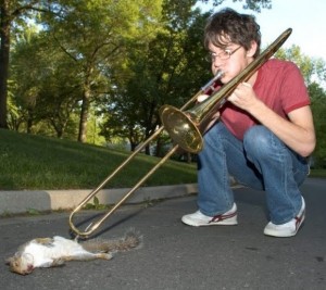 Squirrel trombone