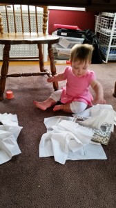 Baby With Tissues