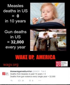 Disease vs gun death